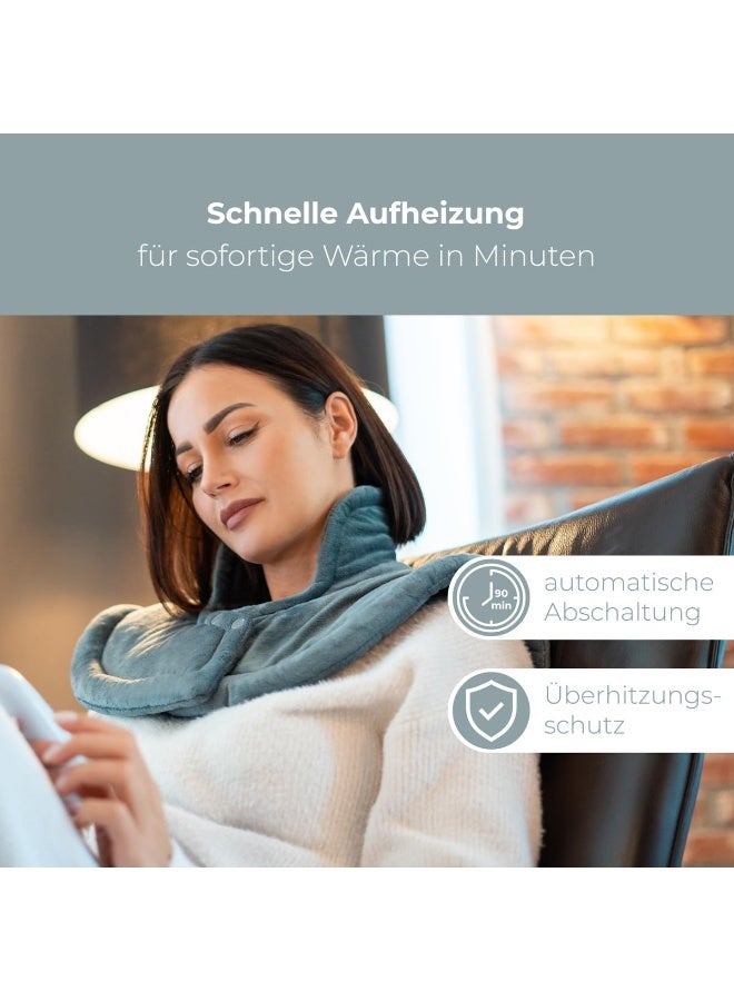 وسادة تدفئة للرقبة والكتف مع 3 مستويات حرارة قابلة للتعديل، سطح ناعم مريح، مناسبة للاستخدام اليومي - Image 3